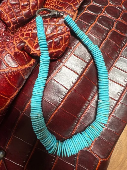 Close-up comparison showing stabilized versus natural turquoise textures