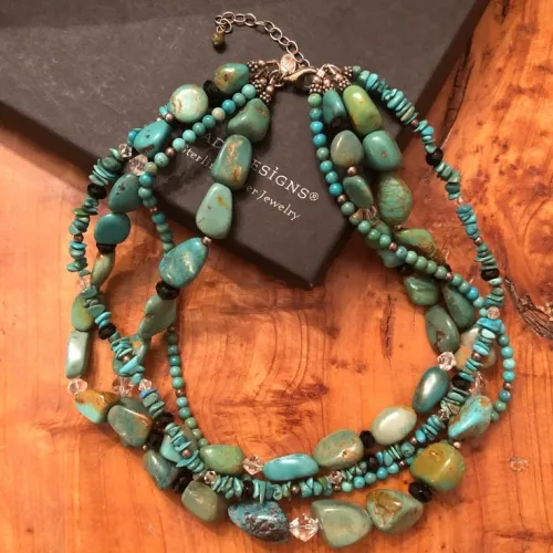 Comparison of authentic Persian turquoise with dyed howlite imitation
