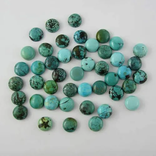 Turquoise ring protected by a bezel setting